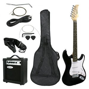 Full Size Electric Guitar with Amp, Case and Accessories Pack - Image 6