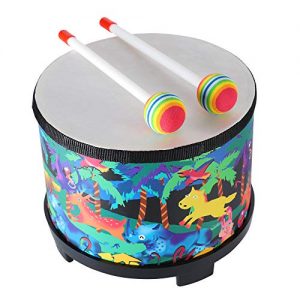 MelodyMates 8-inch Kids' Montessori Floor Tom Drum Set