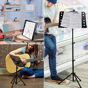 T-SIGN Dual-Use Sheet Music Stand, Tabletop Music Book Stand - Image 8