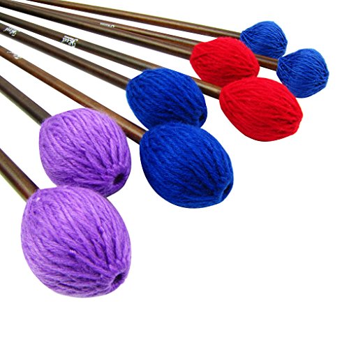 Marimba Mallets with Maple Handles and Different Hard Head
