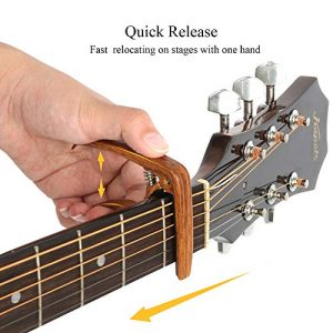 Guitar Capo, Premium Zinc Alloy Capo for Acoustic - Image 2