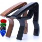 Capo Guitar Capo Rosewood Color Capo Black Capo 2-Pack Guitar Capos for Acoustic,Electric,Ukulele and Bass(1Rosewood+1 Black)