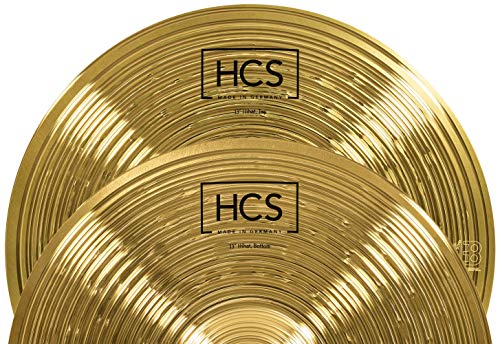 Cymbal Pair – HCS Traditional Finish Brass for Drum Set, Made In Germany