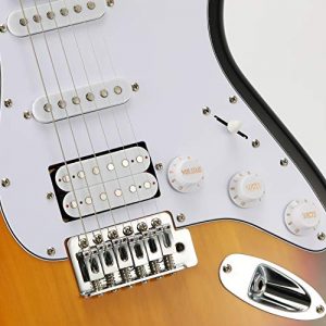 Donner DST-1SL Left Handed Full-Size Electric Guitar Kit: Strum Your Way to Success in Sunburst Style - Image 7