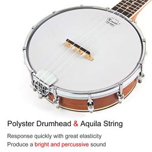 Banjo Ukulele Concert Size 23 Inch With Bag Tuner Strap - Image 2
