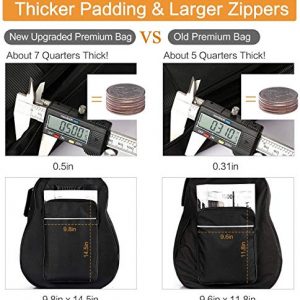 Acoustic Guitar Gig Bag 0.5in Extra Thick Sponge Overly Padded Waterproof Guitar Case - Image 6