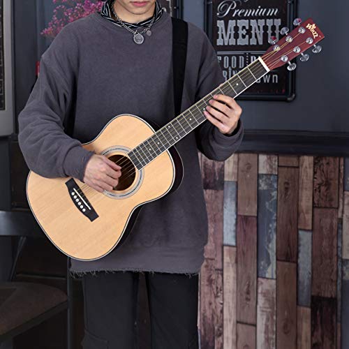 Spruce Acoustic Guitar for Travel Beginners