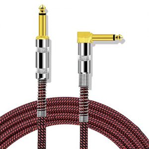 Instrument Cable Low Noise Bass AMP Cord Right Angle