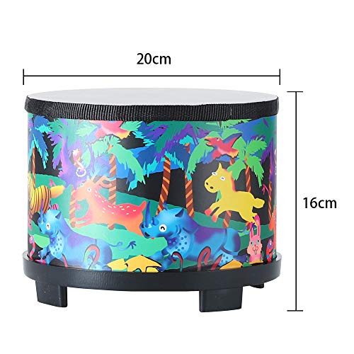 MelodyMates 8-inch Kids' Montessori Floor Tom Drum Set