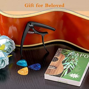 Quick-Change Capo for Acoustic and Electric Guitar, Ukulele, Bass - Image 5