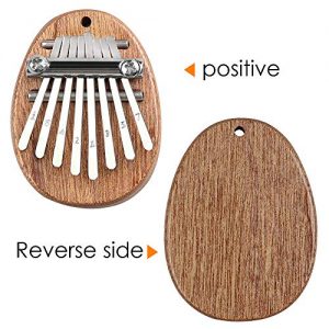 8 Key Mini Kalimba African Finger Thumb Piano Pendant Marimba - Image 3
