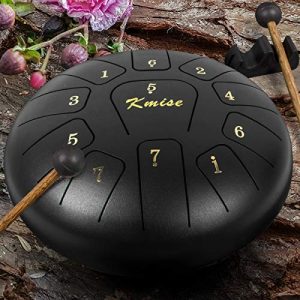 Tongue Drum 10 inch 11 Notes Percussion Instrument with Drum Mallets - Image 3