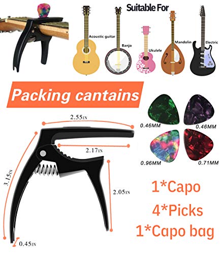 3in1 Zinc Metal Guitar Capo: Elevate Your Music ??
