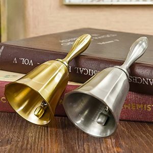 DomeStar Hand Bell, 2PCS Call Bell Wedding Bell - Image 7