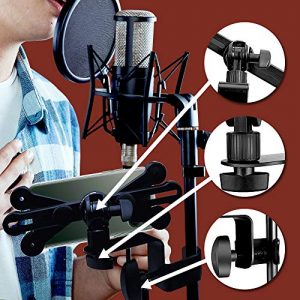 Adjustable Mic Mount Holder for iPad, Tablet, iPhone - Image 6