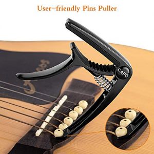 Quick-Change Capo for Acoustic and Electric Guitar, Ukulele, Bass - Image 3