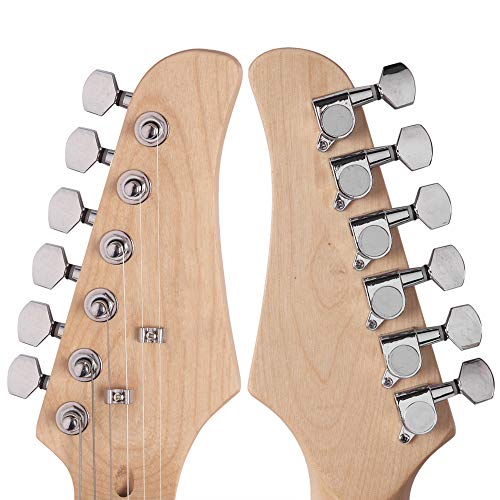 ZTDM 39" Rosewood Fingerboard Electric Guitar – Perfect for Beginners and Hobbyists | Sundown Pink with Gigbag & Accessories