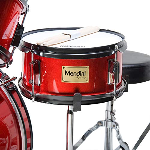 Complete Kids/Junior Drum Set with Adjustable Throne,