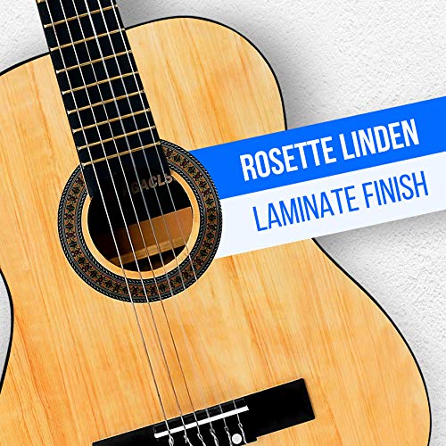 Classical Acoustic Guitar-3/4 Junior Size 6 String Linden Wood