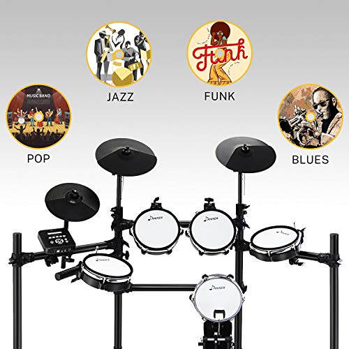 Donner DED-200 Electric Drum Set Kit Electronic with 5 Drums