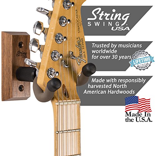 String Swing 3 pack Hardwood Home and Studio Guitar Keeper