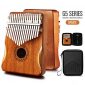 Kalimba Thumb Piano 17 Keys with Mahogany Wood,