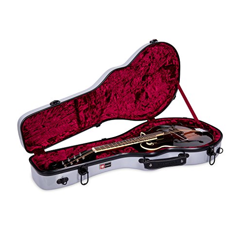 Crossrock CRF1000MFSL Fiberglass Mandolin Case, fit for Both F Style