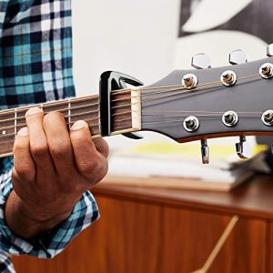 AmazonBasics Zinc Alloy Guitar Capo for Acoustic and Electric Guitar - Image 2