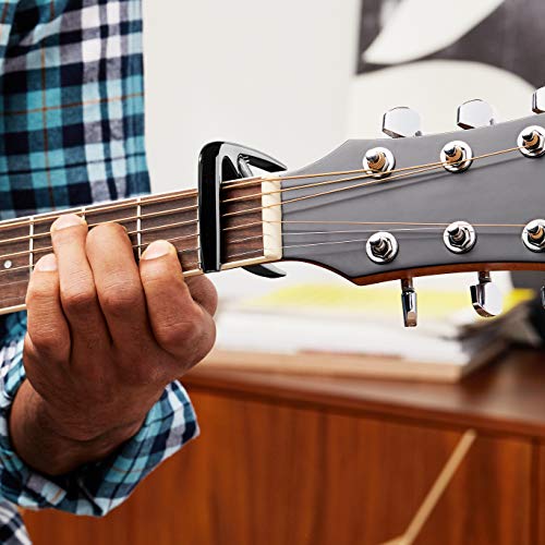 AmazonBasics Zinc Alloy Guitar Capo for Acoustic and Electric Guitar