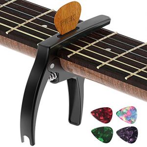 Guitar Capo, TANMUS 3in1 Zinc Metal Capo for Acoustic and Electric Guitars