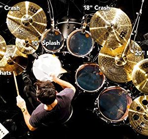 Meinl Cymbals Ultimate Cymbal Set Box Pack – Complete Brass Set with FREE 16” Trash Crash, Perfect for Beginners - Image 6