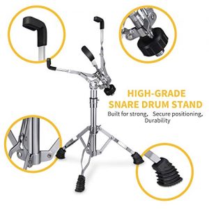 Donner Drum Practice Pad With Snare Drum Stand Adjustable Ki - Image 2