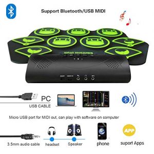 Bluetooth Electric Midi Drum Set Kit for Children - Image 4