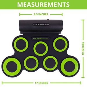 Adult Beginner Pro MIDI Musical Instrument Drum Practice Pad Kit - Image 6