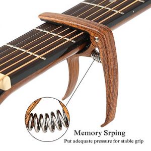 Guitar Capo, Premium Zinc Alloy Capo for Acoustic - Image 4