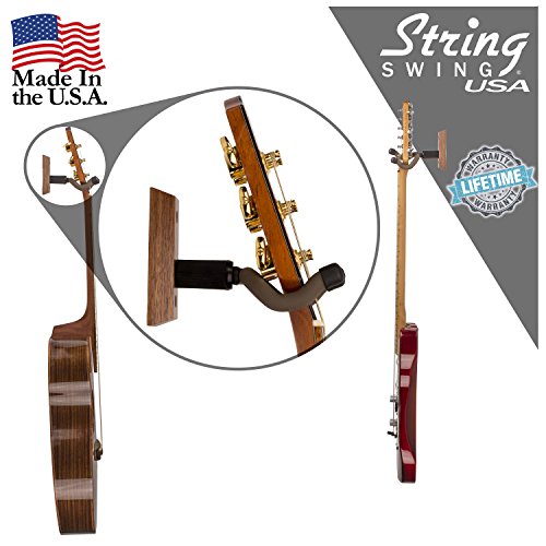 String Swing 3 pack Hardwood Home and Studio Guitar Keeper
