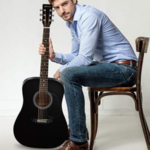 Sonart 41'' Full Size Beginner Acoustic Guitar 🎸 Professional Mirror Finish with Case & Accessories - Image 9