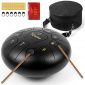 Tongue Drum 10 inch 11 Notes Percussion Instrument with Drum Mallets