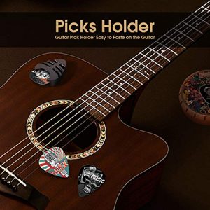 Unique guitar picks. The pick holder is easy to paste anywhere on the guitar - Image 6