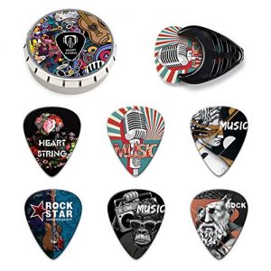 Unique guitar picks. The pick holder is easy to paste anywhere on the guitar - Image 4