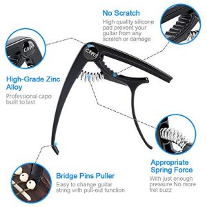 EFIMERO Guitar Capo for Acoustic and Electric Guitar - Image 4