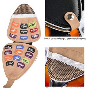Guitar Picks Holder with 20pcs - Acoustic Electric Guitar Picks - Image 8