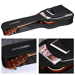DRHOUSE Acoustic Guitar Soft Case 40 41 42 Inch 10mm - Image 3