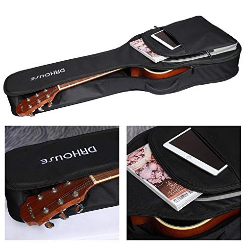 DRHOUSE Acoustic Guitar Soft Case 40 41 42 Inch 10mm