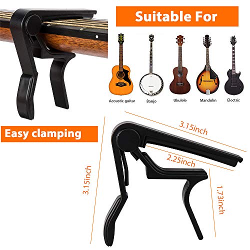 Guitar Capo, for 6 String Acoustic and Electric Guitars