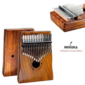 Moozica 17 Keys Kalimba Marimba, Solid Koa Wood Professional - Image 2
