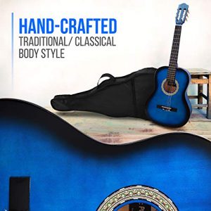 Classical Acoustic Guitar - 3/4 Junior Size 6 String Linden Wood Guitar - Image 3