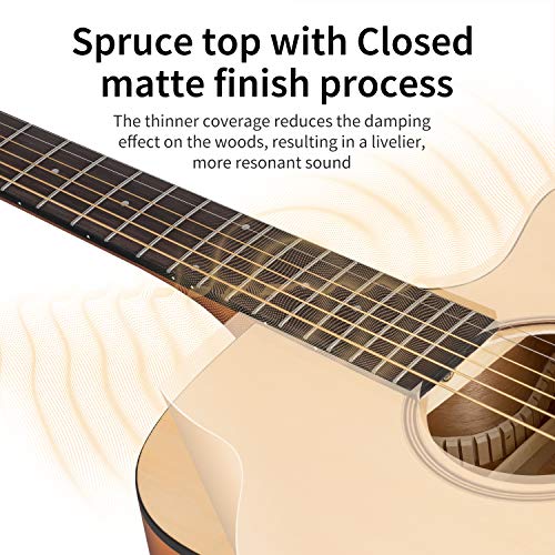Donner Beginner Acoustic Guitar Full Size