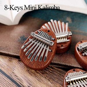 Kalimba Mini Thumb Piano Solid Wood Finger Marimba - Image 4