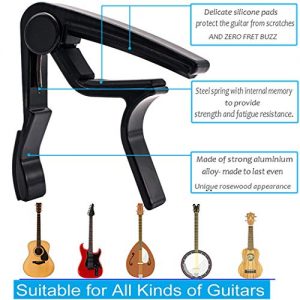 Capo Guitar Capo 2 Pack Capo Black kapo Clamp - Image 5